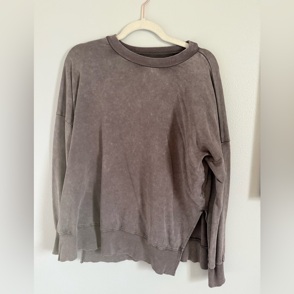 Women's Casual Gray Sweatshirt Shop The Mint Size Small
